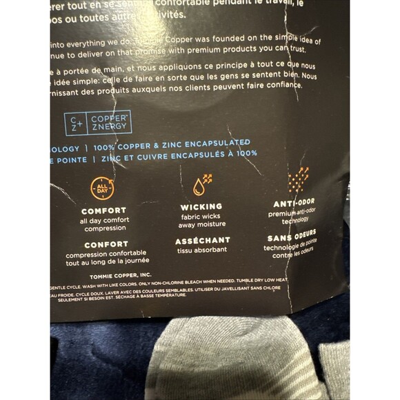 Tommie Copper Comfortable Compression Socks Size M 3 Pair NWT Unisex - Picture 7 of 9